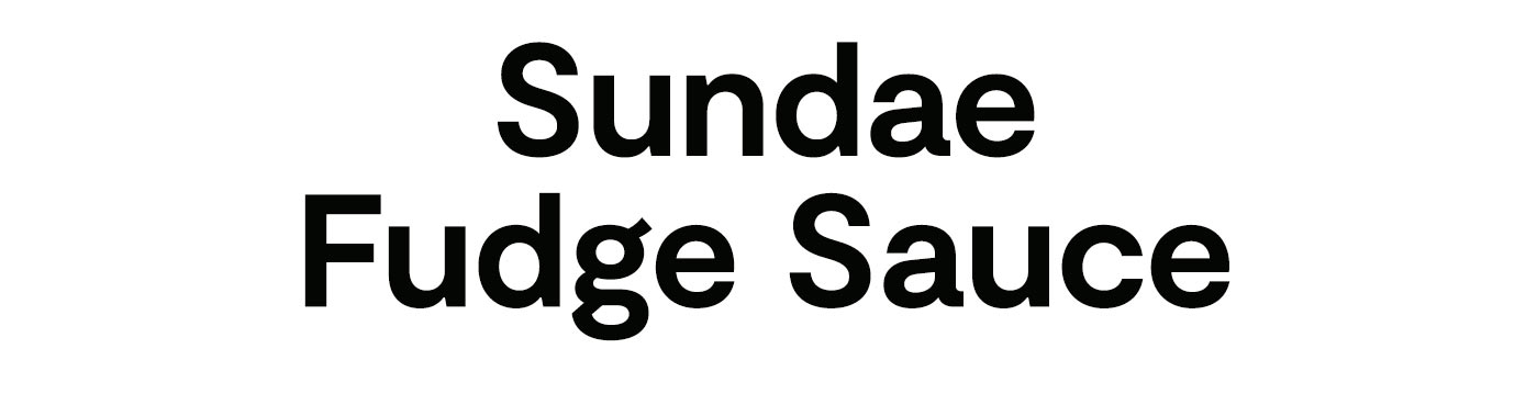 Sundae Fudge Sauce