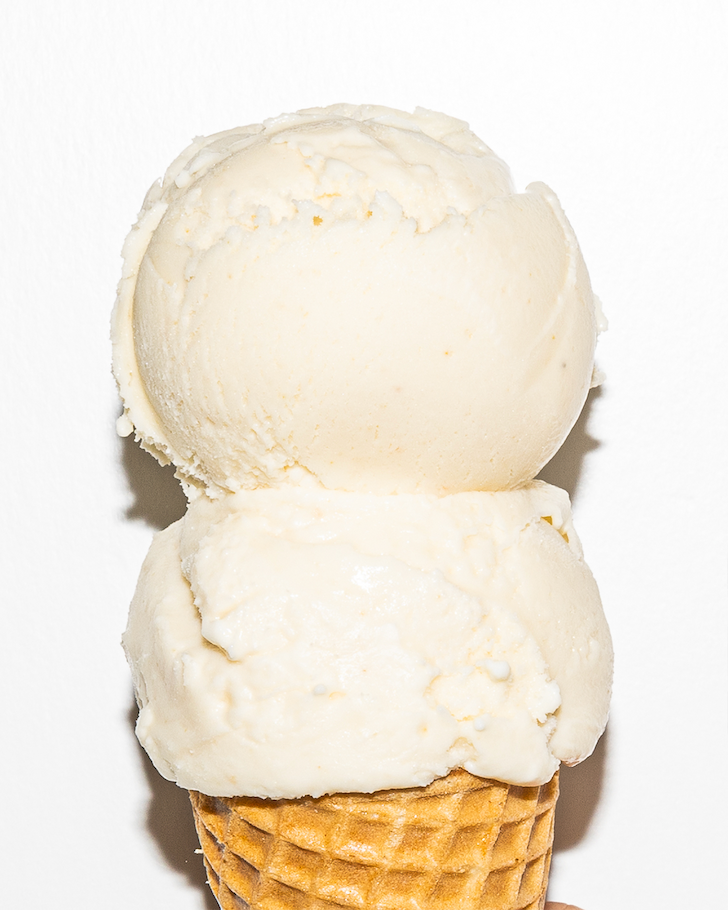 Pear Frangipane ice cream