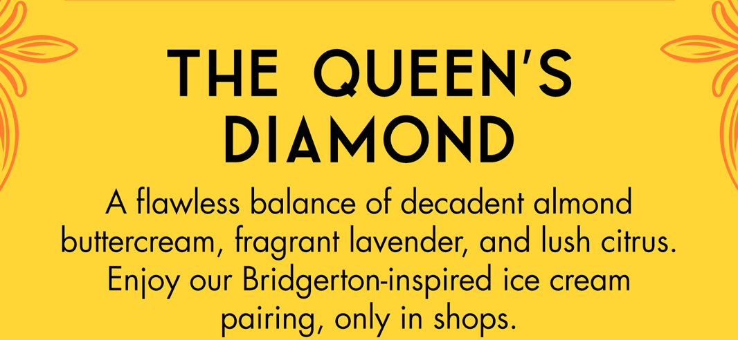 The Queen's Diamond ice cream pairing