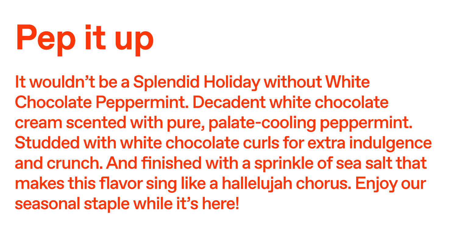 White Chocolate Peppermint