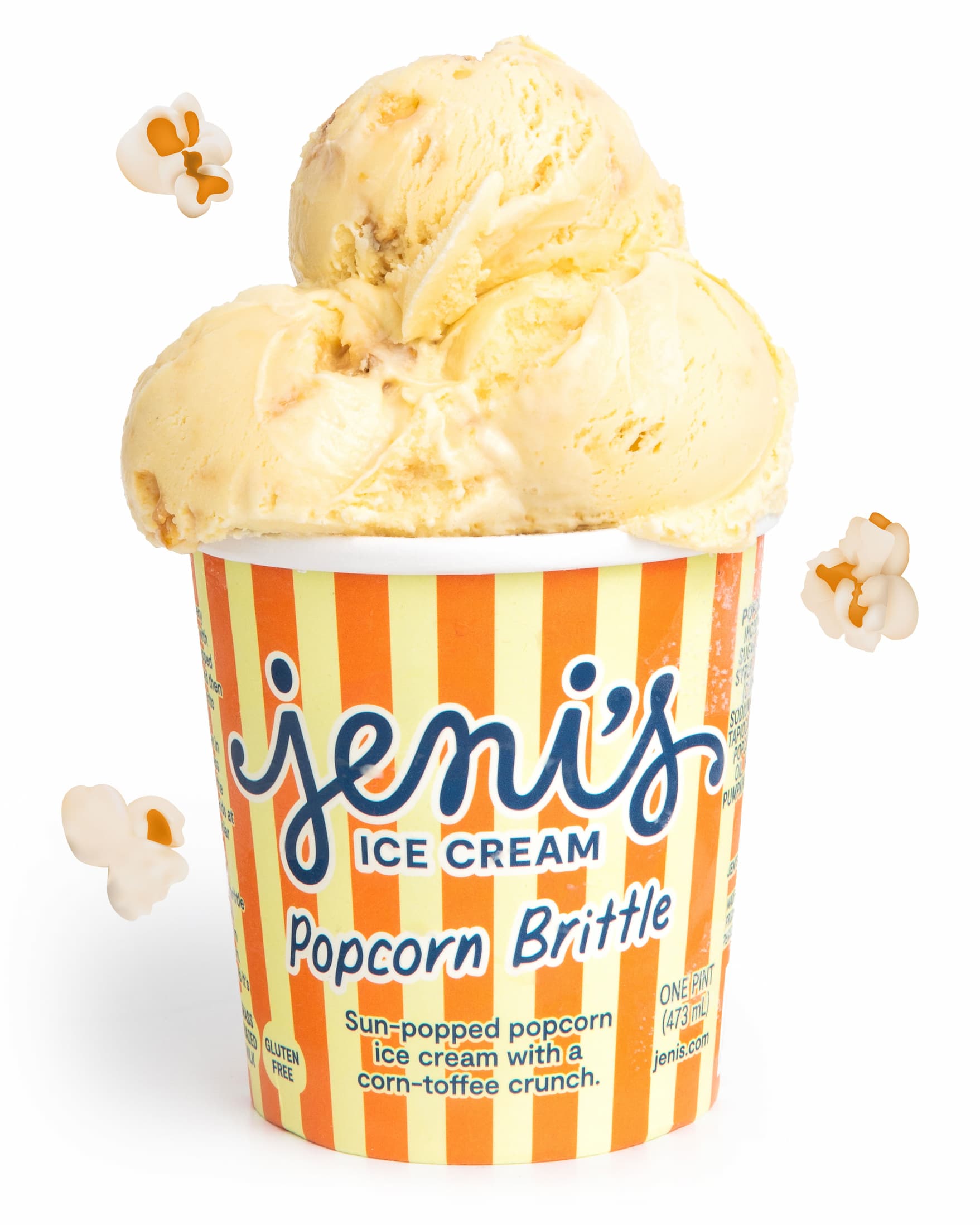 Popcorn Brittle Ice Cream