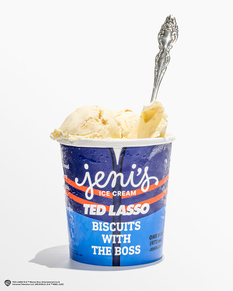 Biscuits with the Boss ice cream