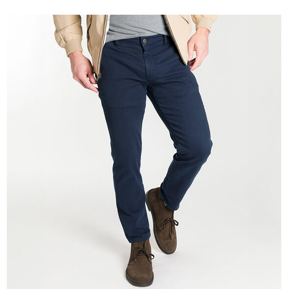 Navy Lightweight Stretch Chino