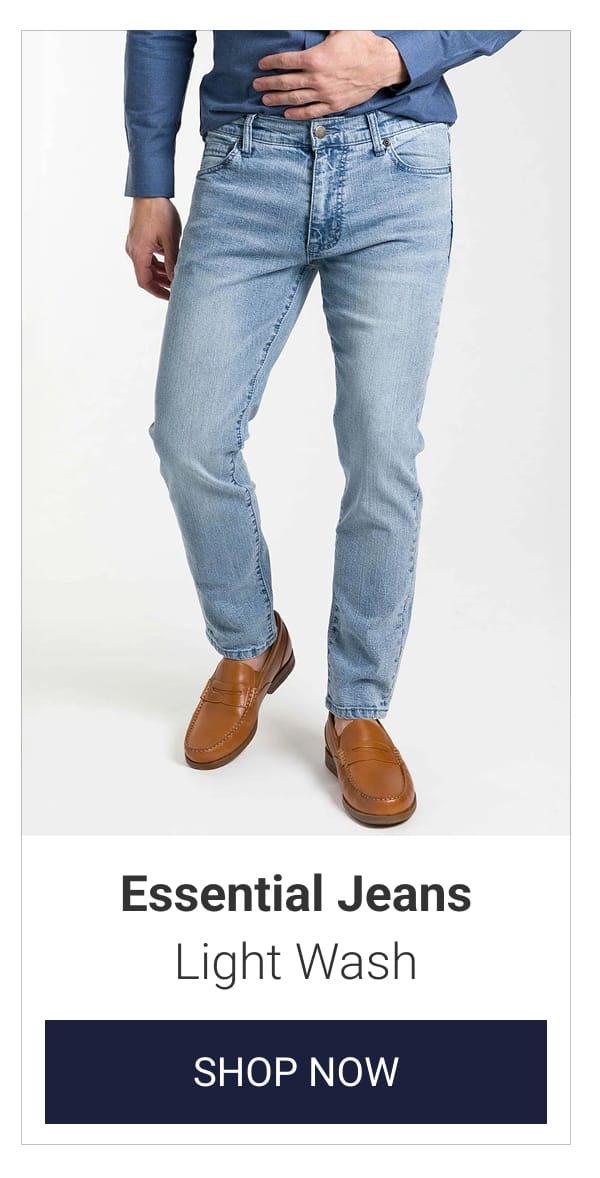 Light Wash Essential Jeans