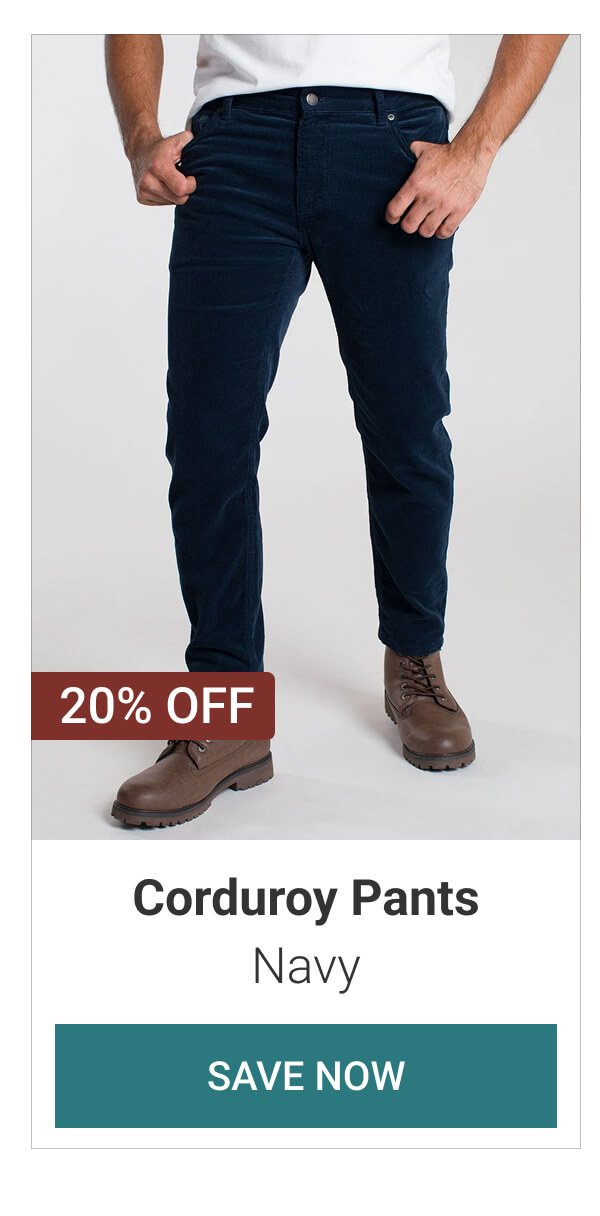 Navy Corduroy Pants