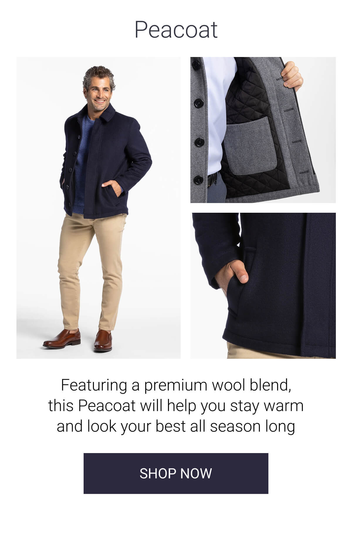 Navy Peacoat