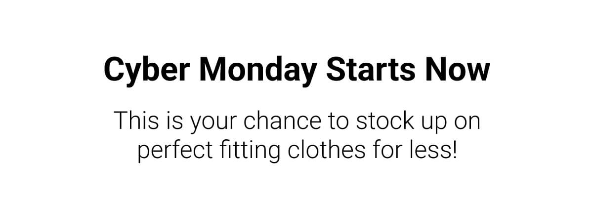 Cyber Monday Sale Starts Now