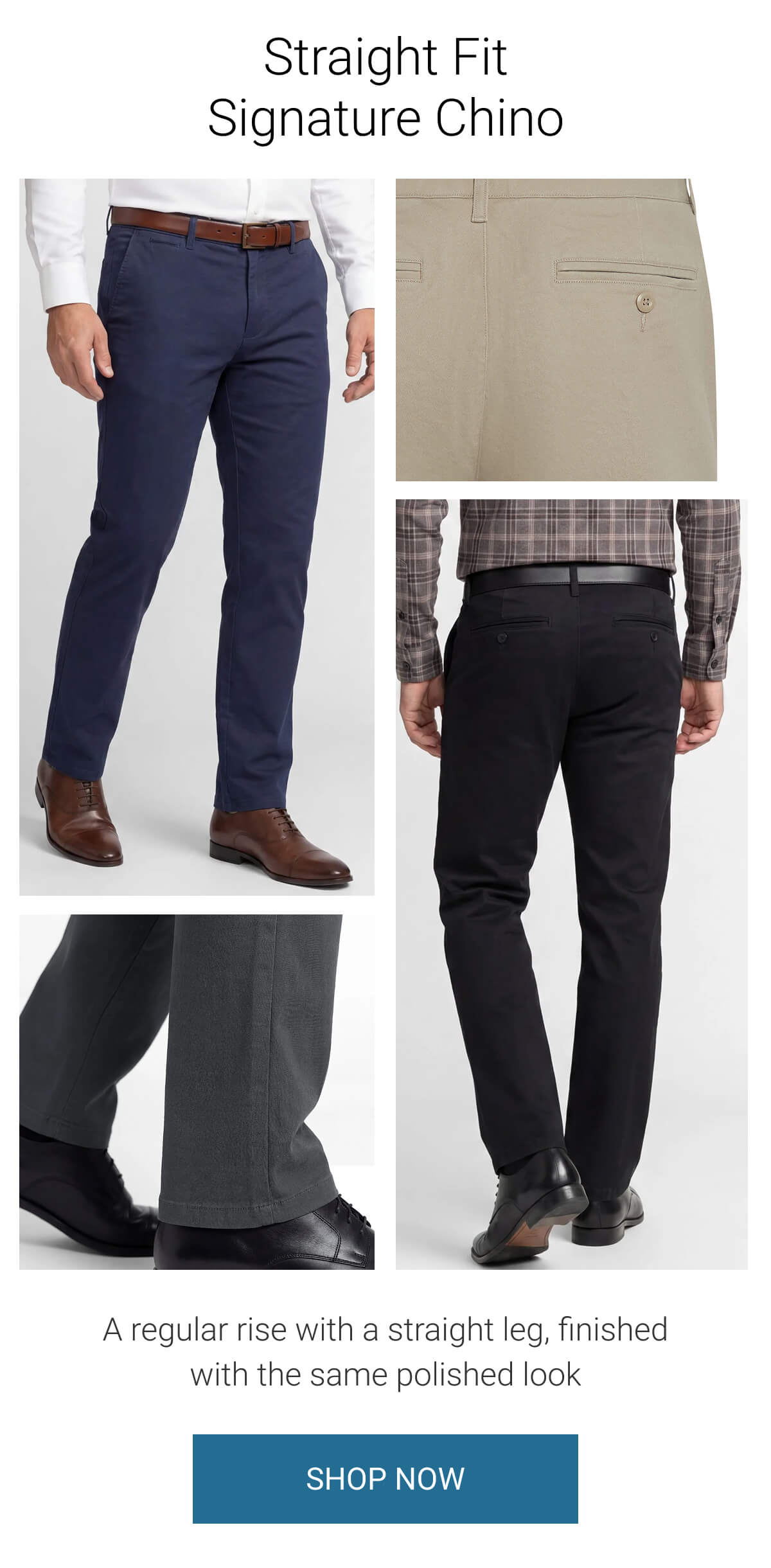 Straight Fit Signature Chino