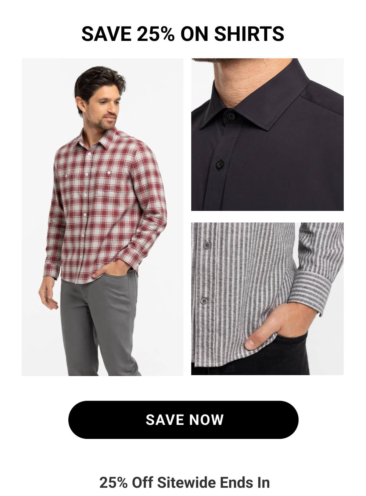 Save 25% on Shirts