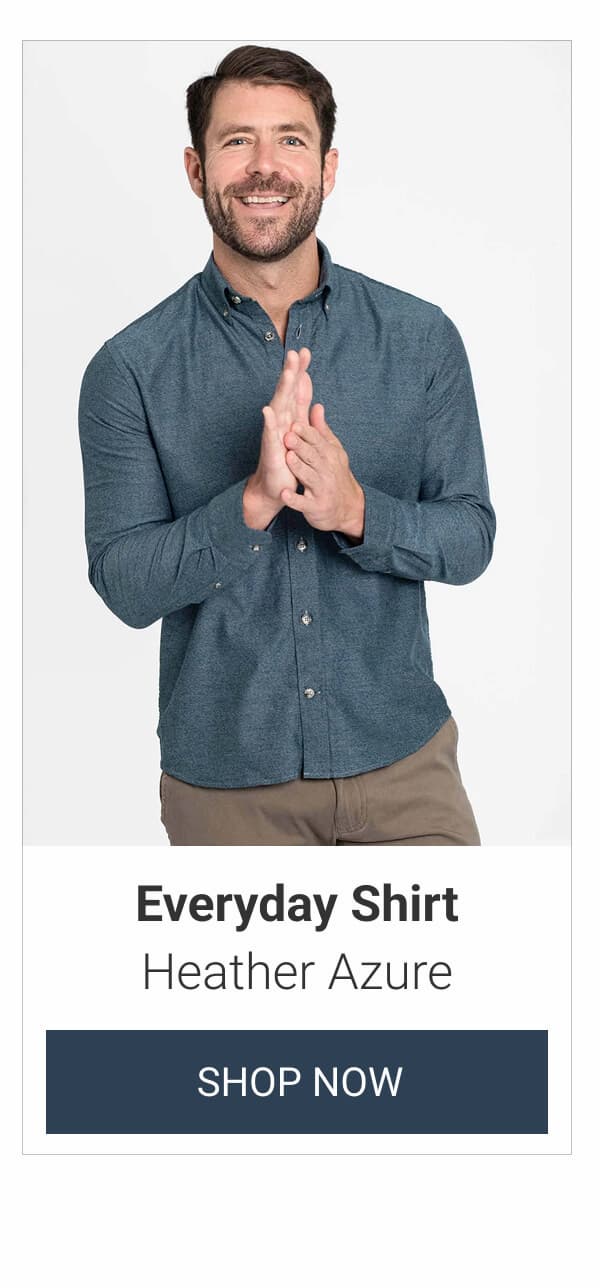 Heather Azure Brushed Shirt