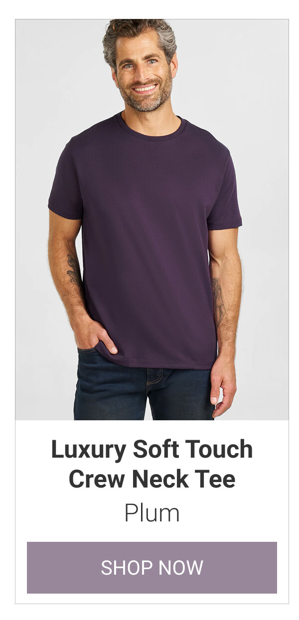 Plum Luxury Soft Touch Tee