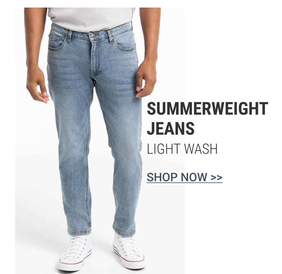 Light Wash Summerweight Jeans