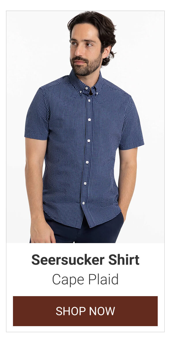 Cape Plaid Seersucker Shirt