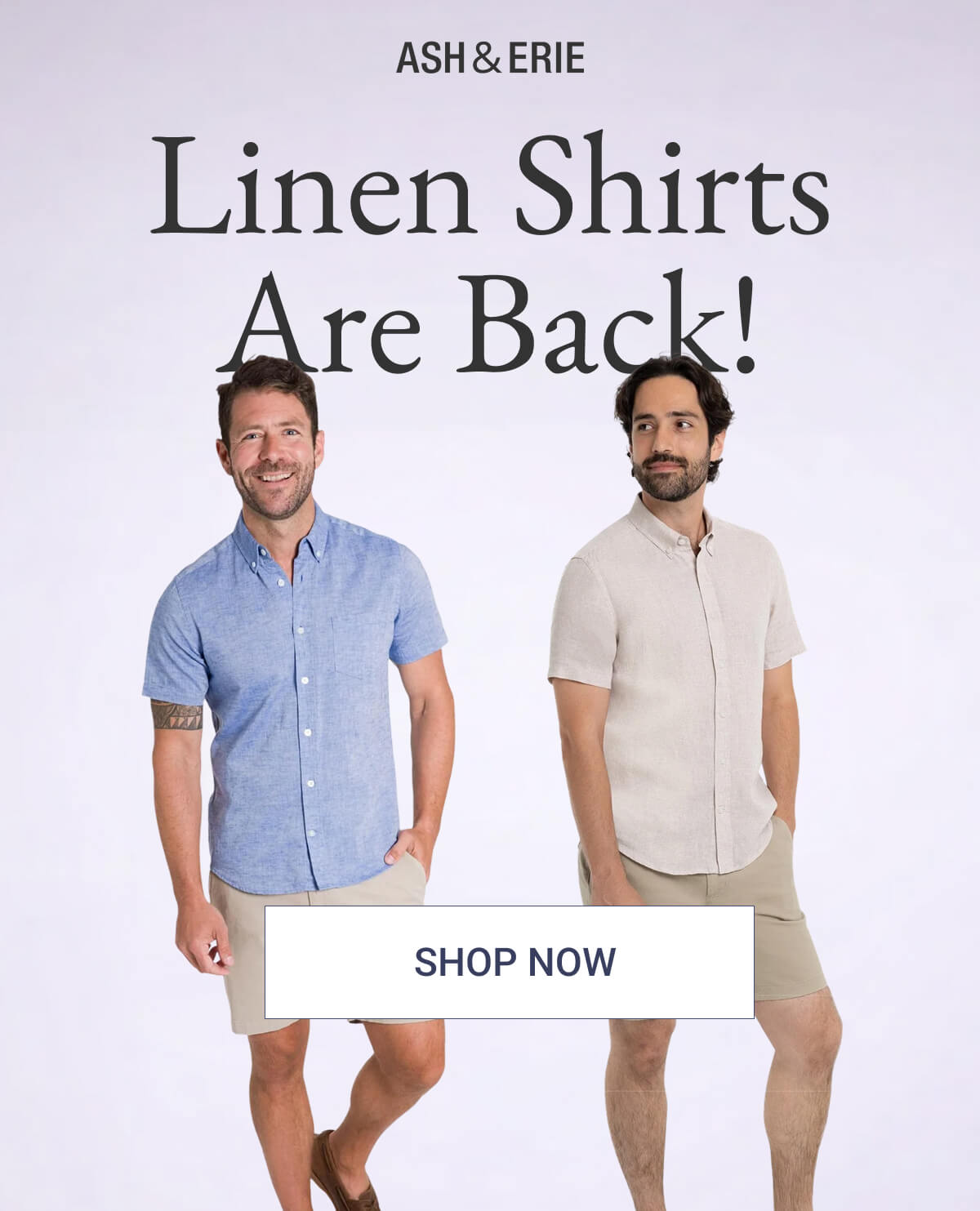 Linen Shirts Are Back!