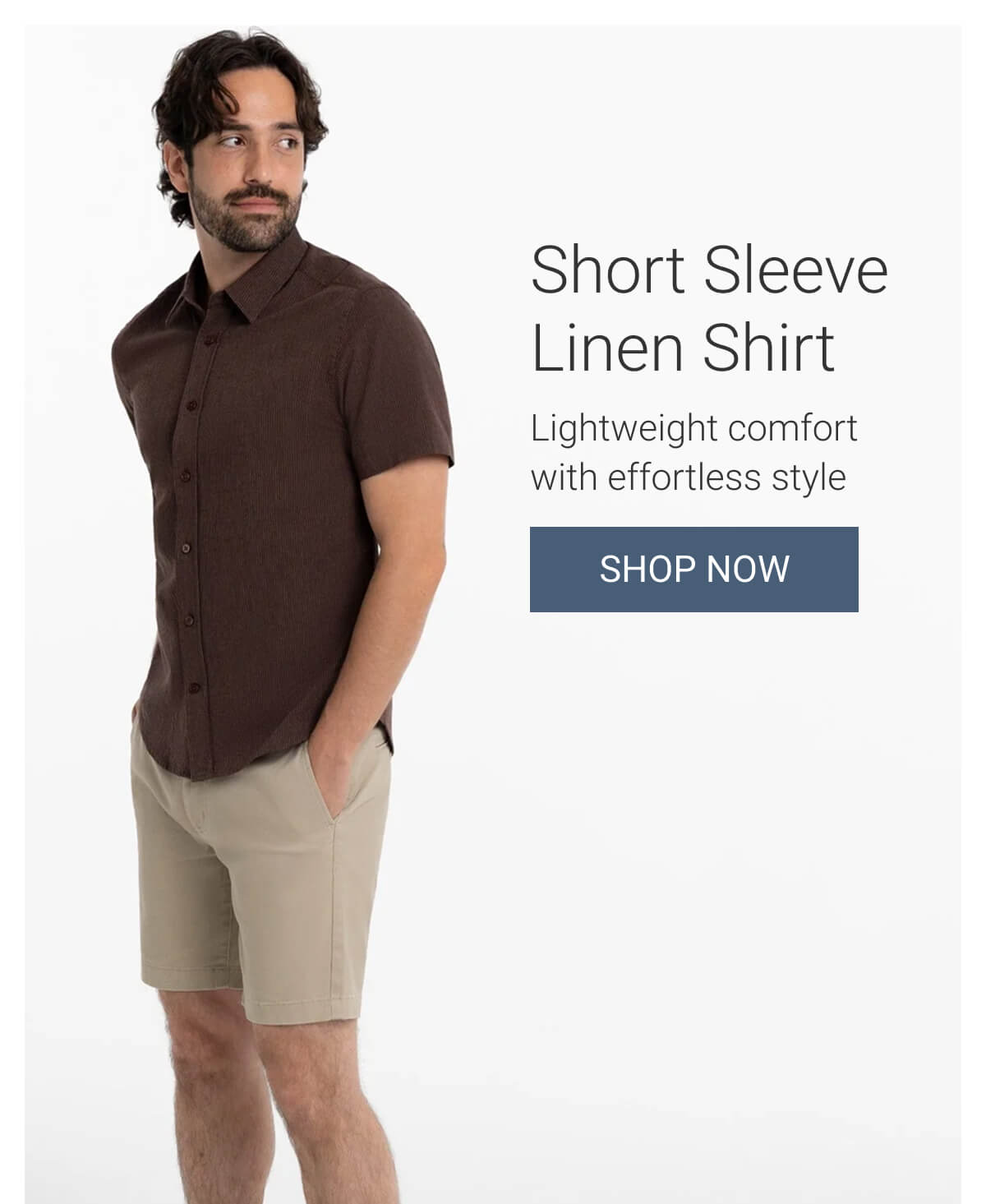 Short Sleeve Linen Shirt