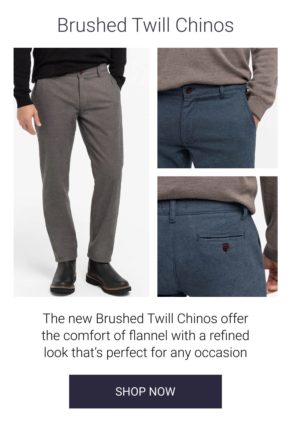 Brushed Twill Chinos
