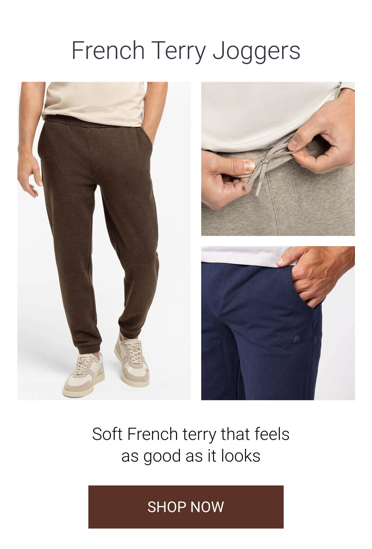 French Terry Joggers