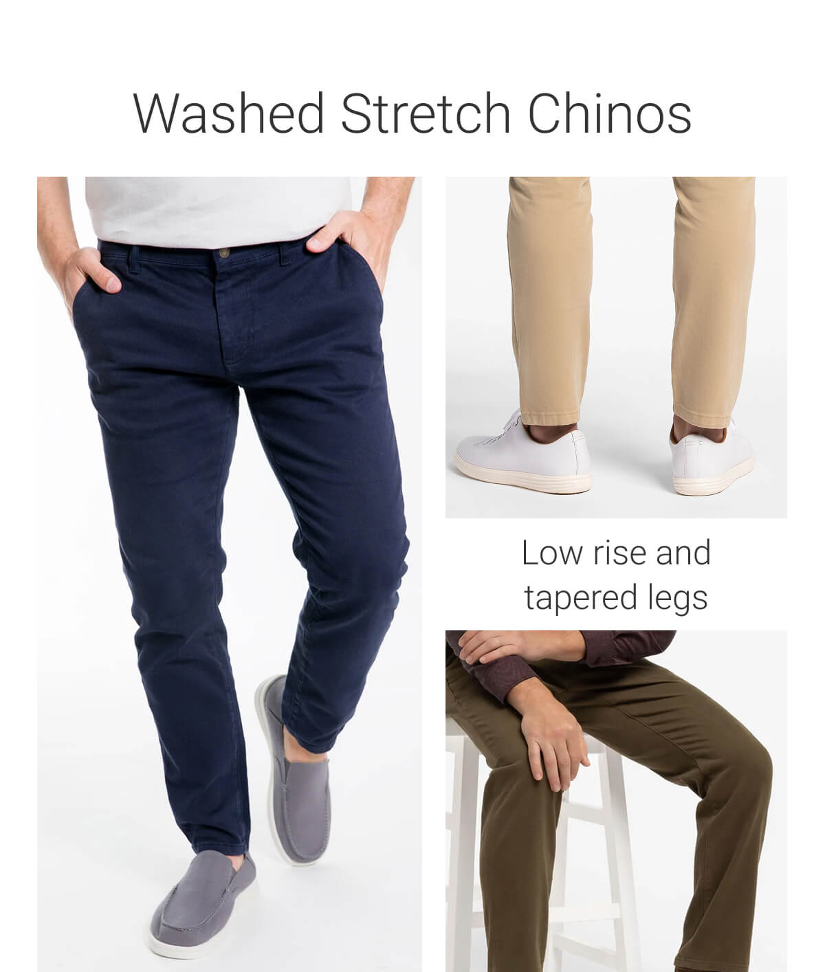 Washed Stretch Chinos