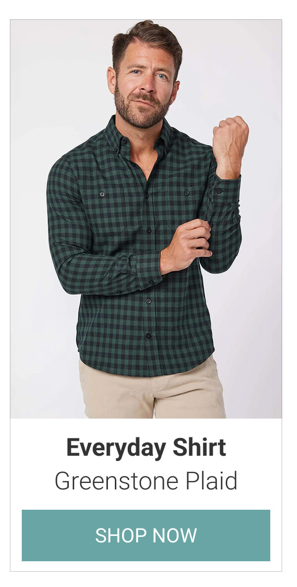 Greenstone Plaid Everyday Shirt