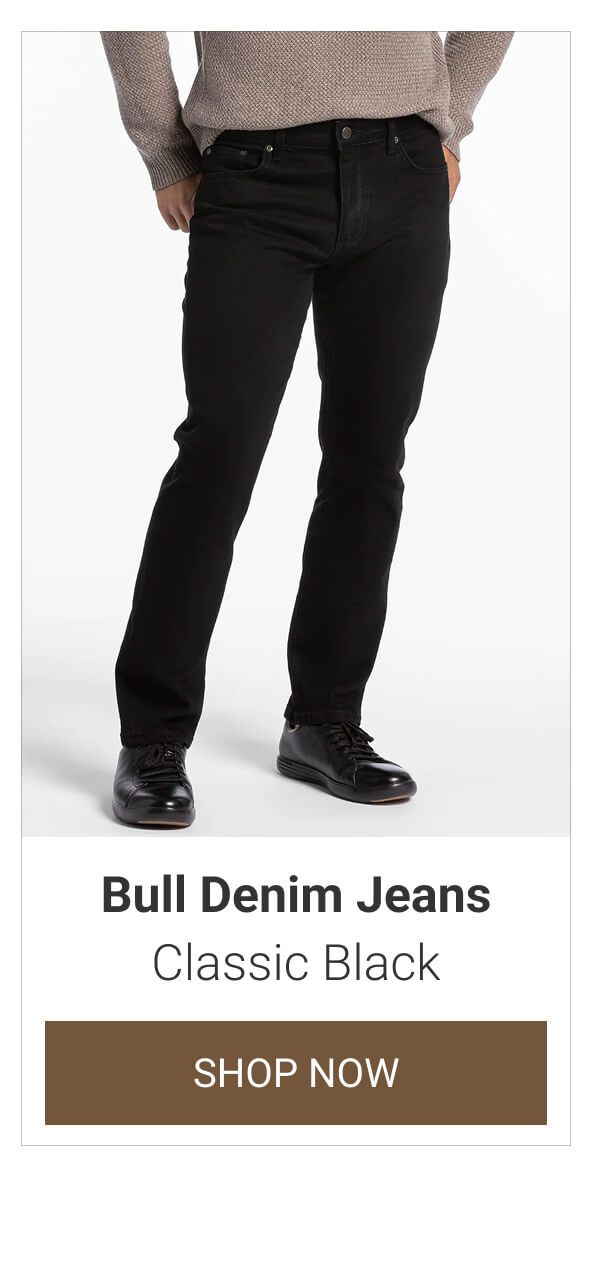 Classic Black Bull Denim Jeans