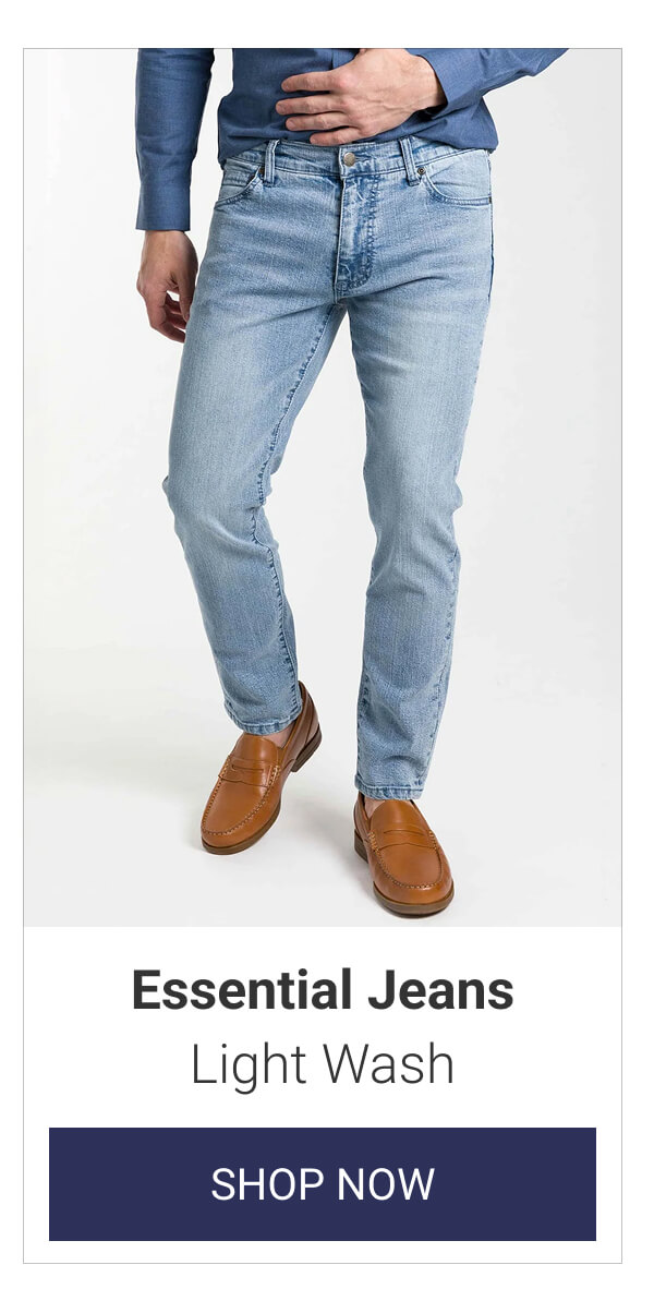 Light Wash Essential Jeans