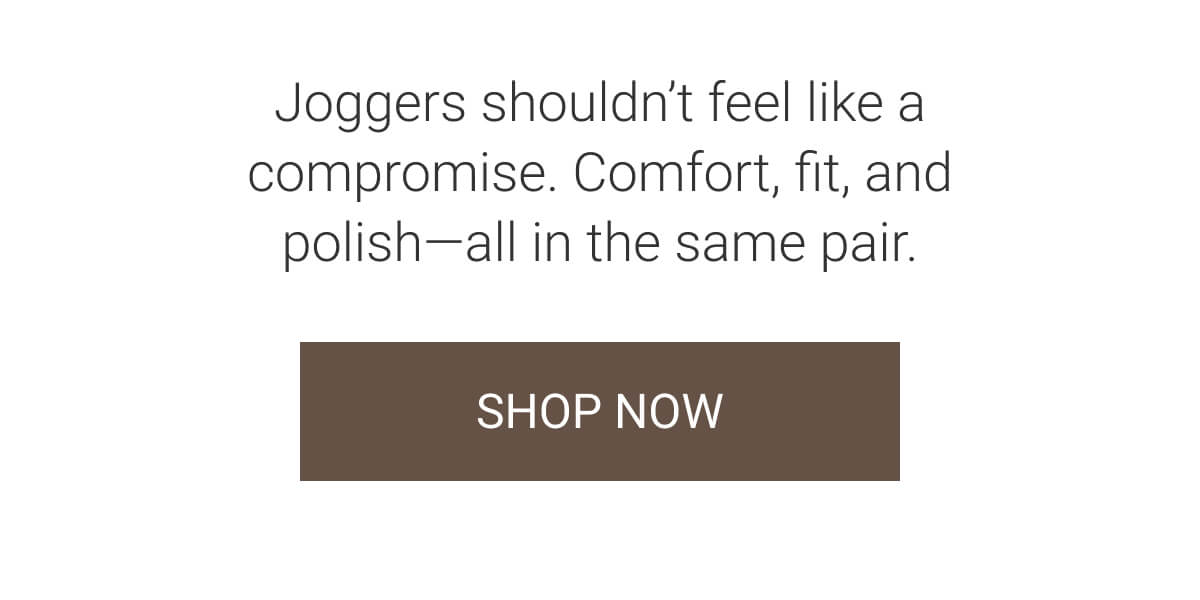 Joggers shouldn't feel like a compromise