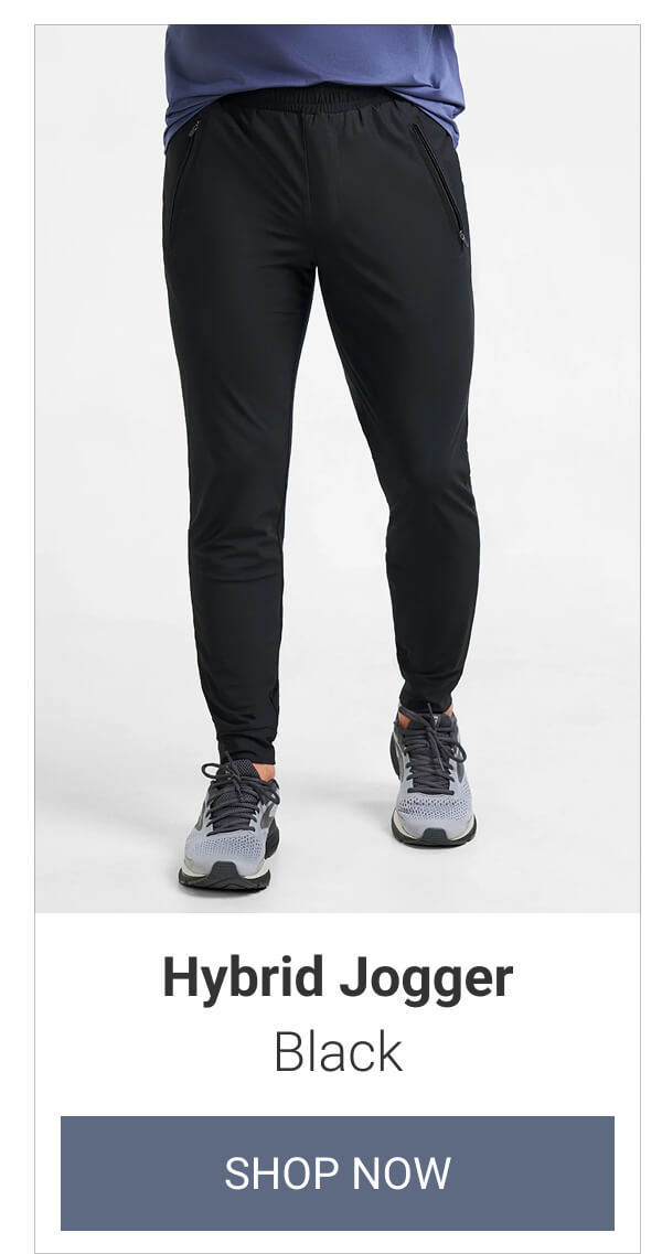 Black Hybrid Jogger