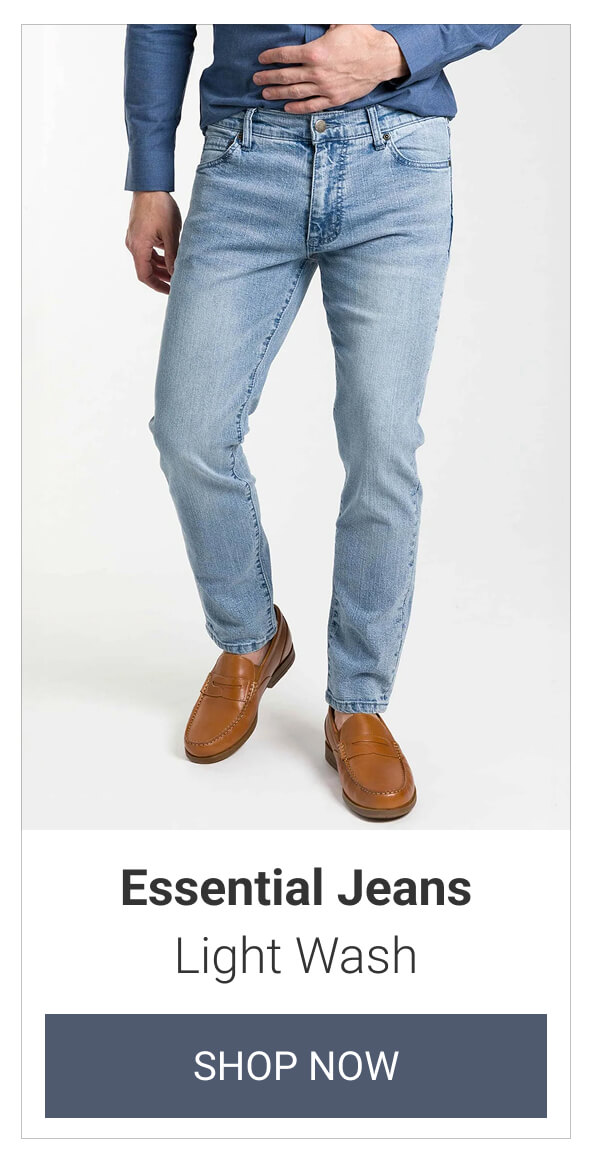Light Wash Essential Jeans