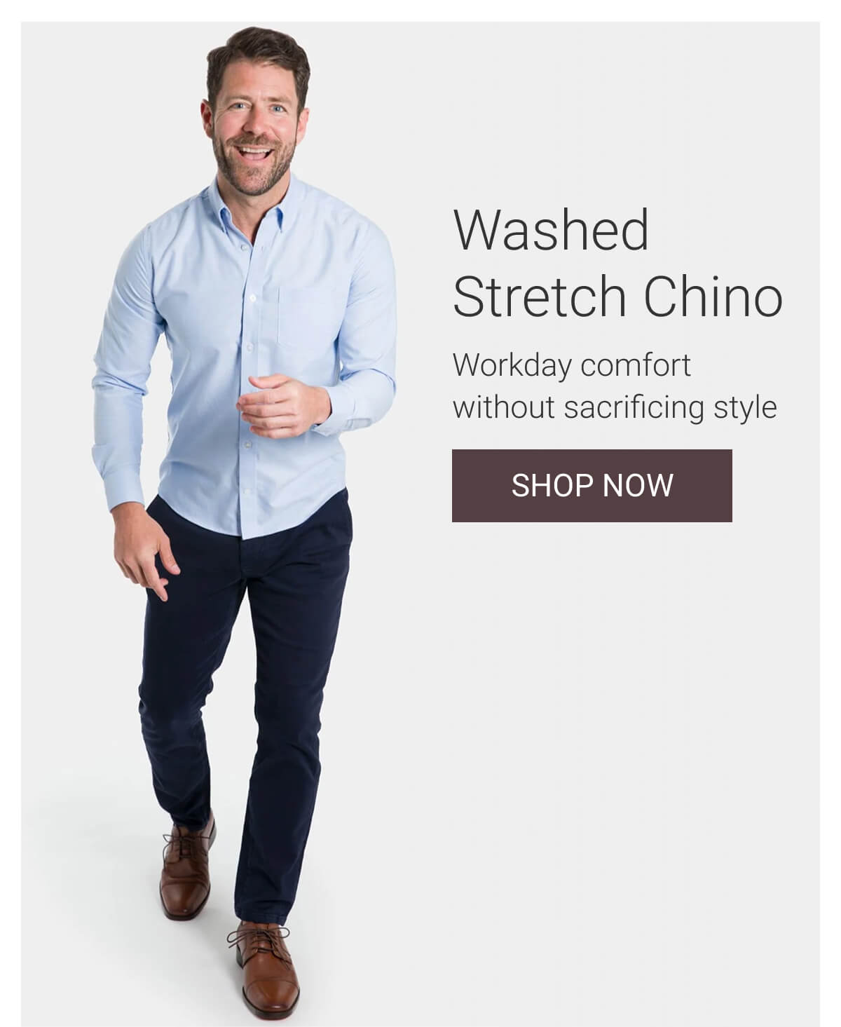 Washed Stretch Chino