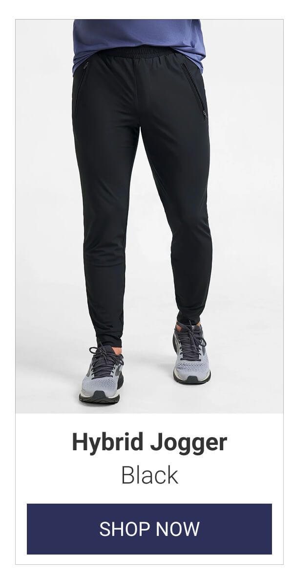 Black Hybrid Jogger