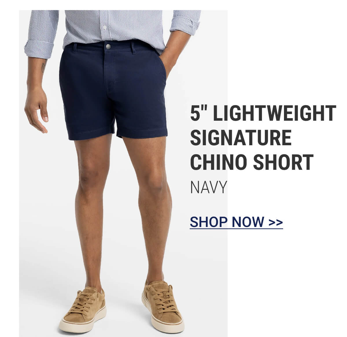 5" Lightweight Signature Chino Short
