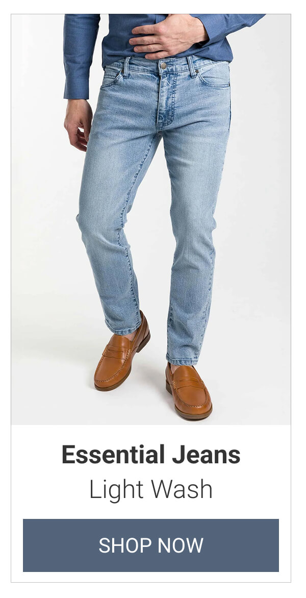 Light Wash Essential Jeans