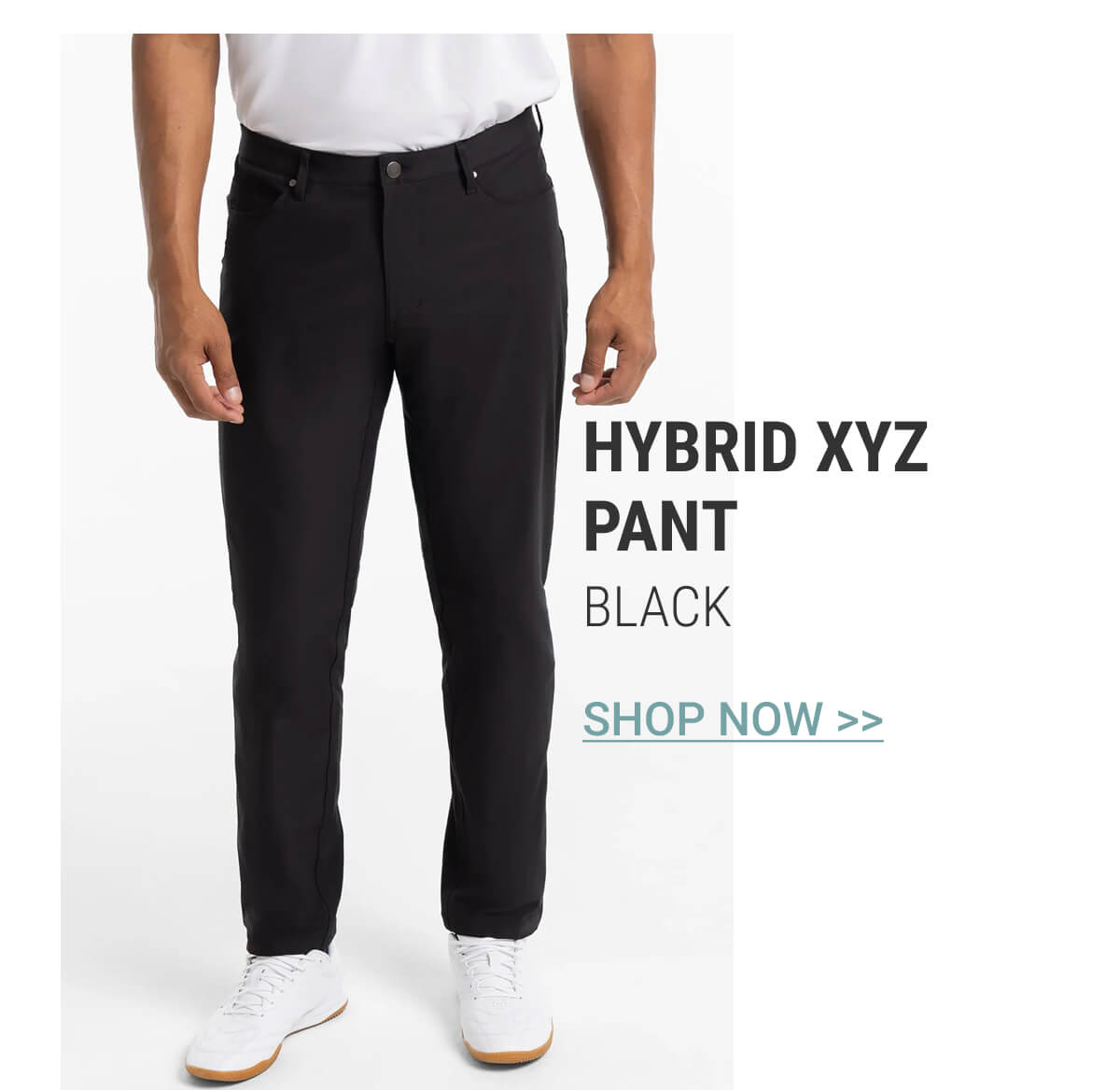 Black Hybrid XYZ Pant