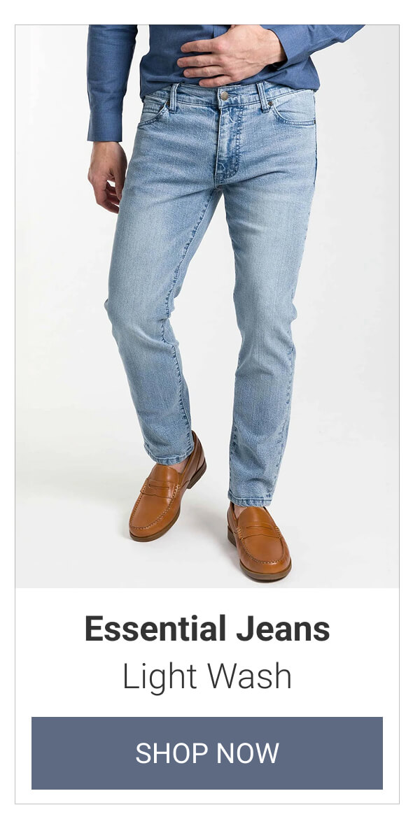 Light Wash Essential Jeans