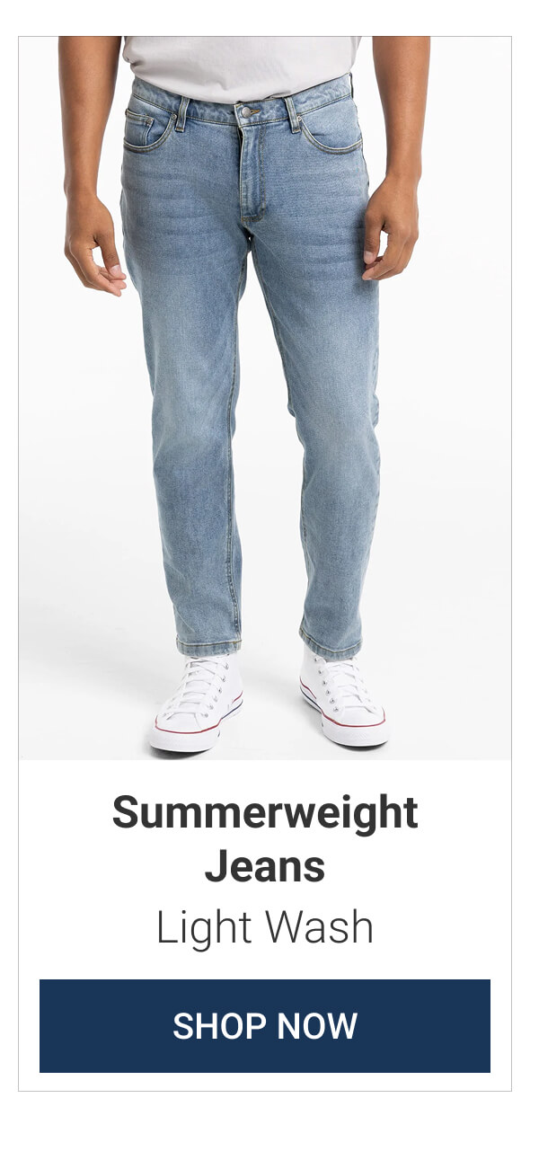 Light Wash Summerweight Jeans