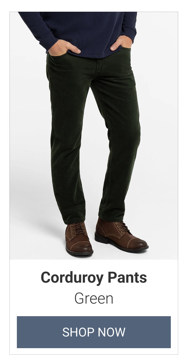Green Corduroy Pants