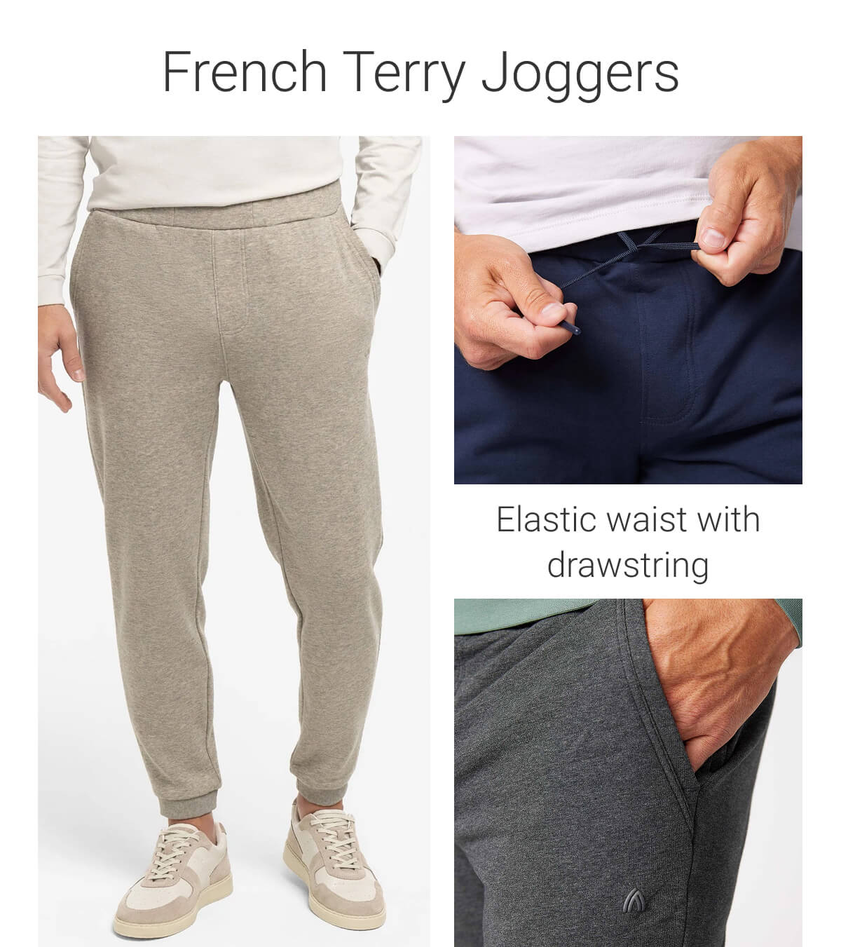 French Terry Joggers