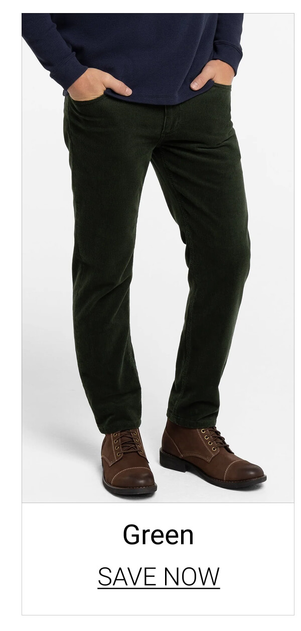 Green Corduroy Pants