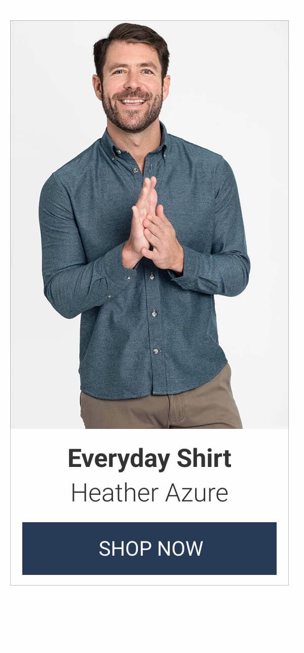 Heather Azure Everyday Shirt