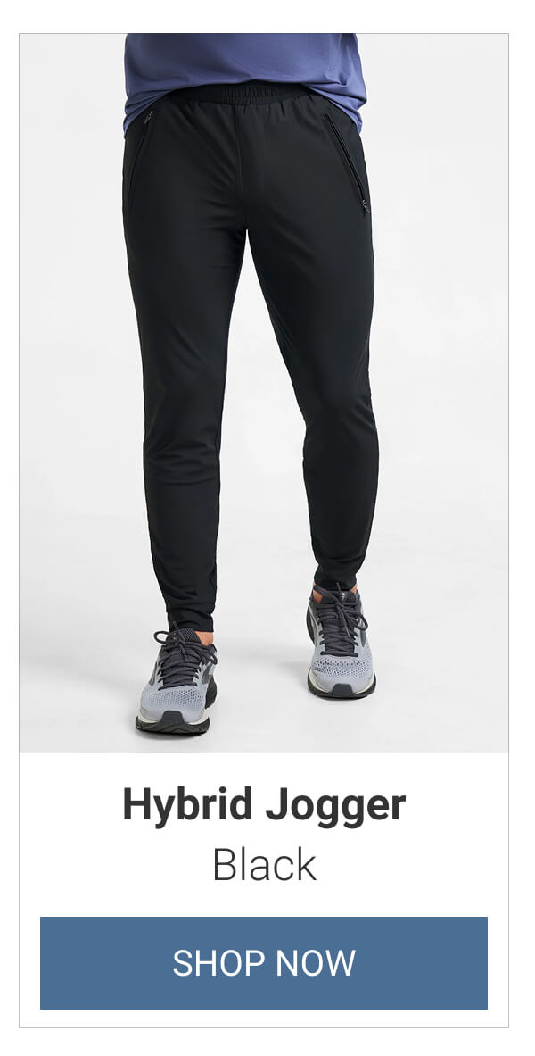 Black Hybrid Jogger