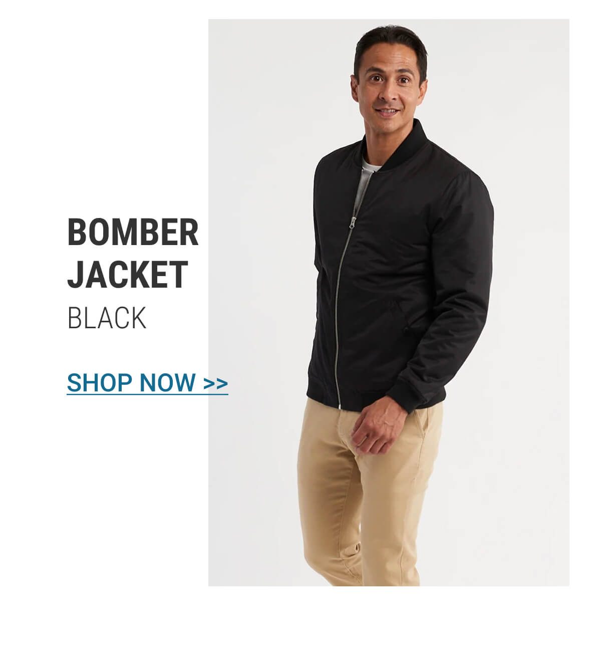Black Bomber Jacket