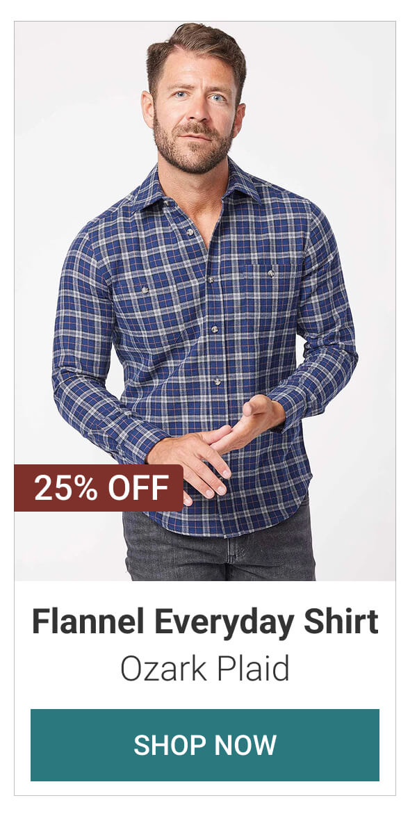 Ozark Plaid Flannel Everyday Shirt