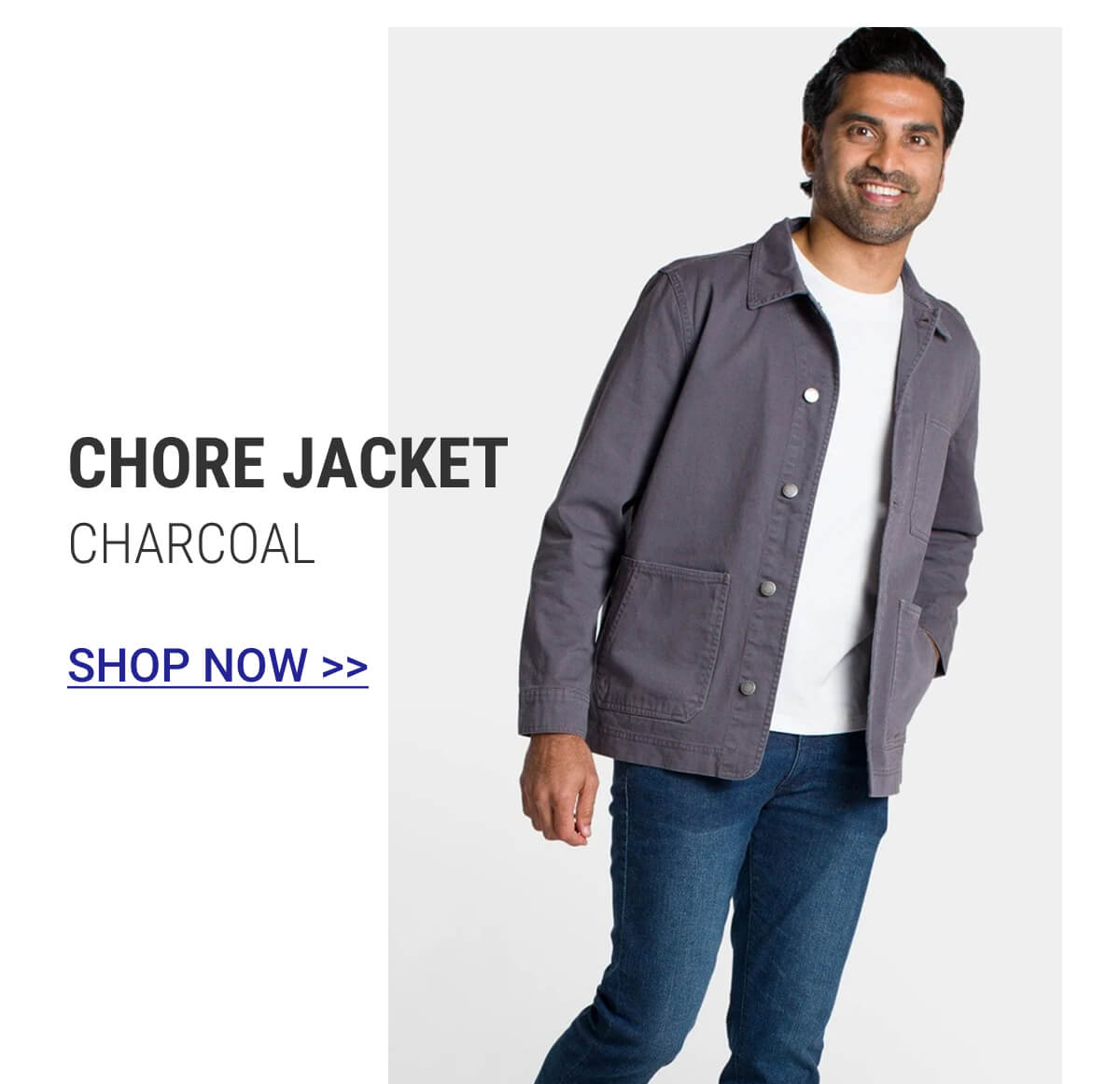 Charcoal Chore Jacket