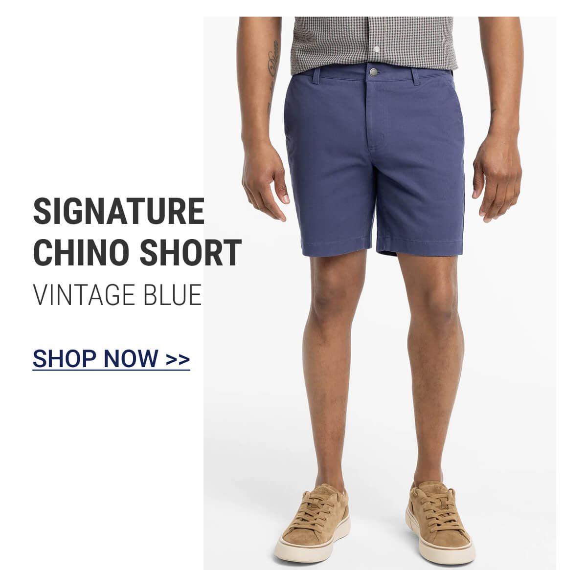 Vintage Blue Signature Chino Short