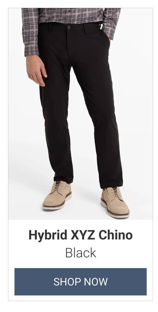 Black Hybrid XYZ Chino
