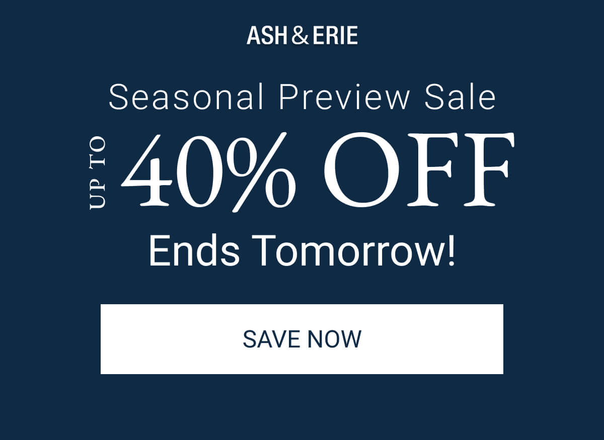 Up to 40% Off | Ends Tomorrow!