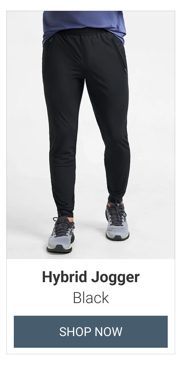 Black Hybrid Jogger
