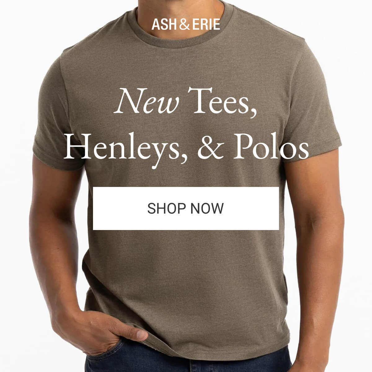 New Tees, Henleys, & Polos