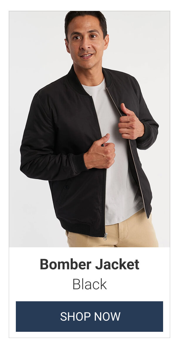 Black Bomber Jacket