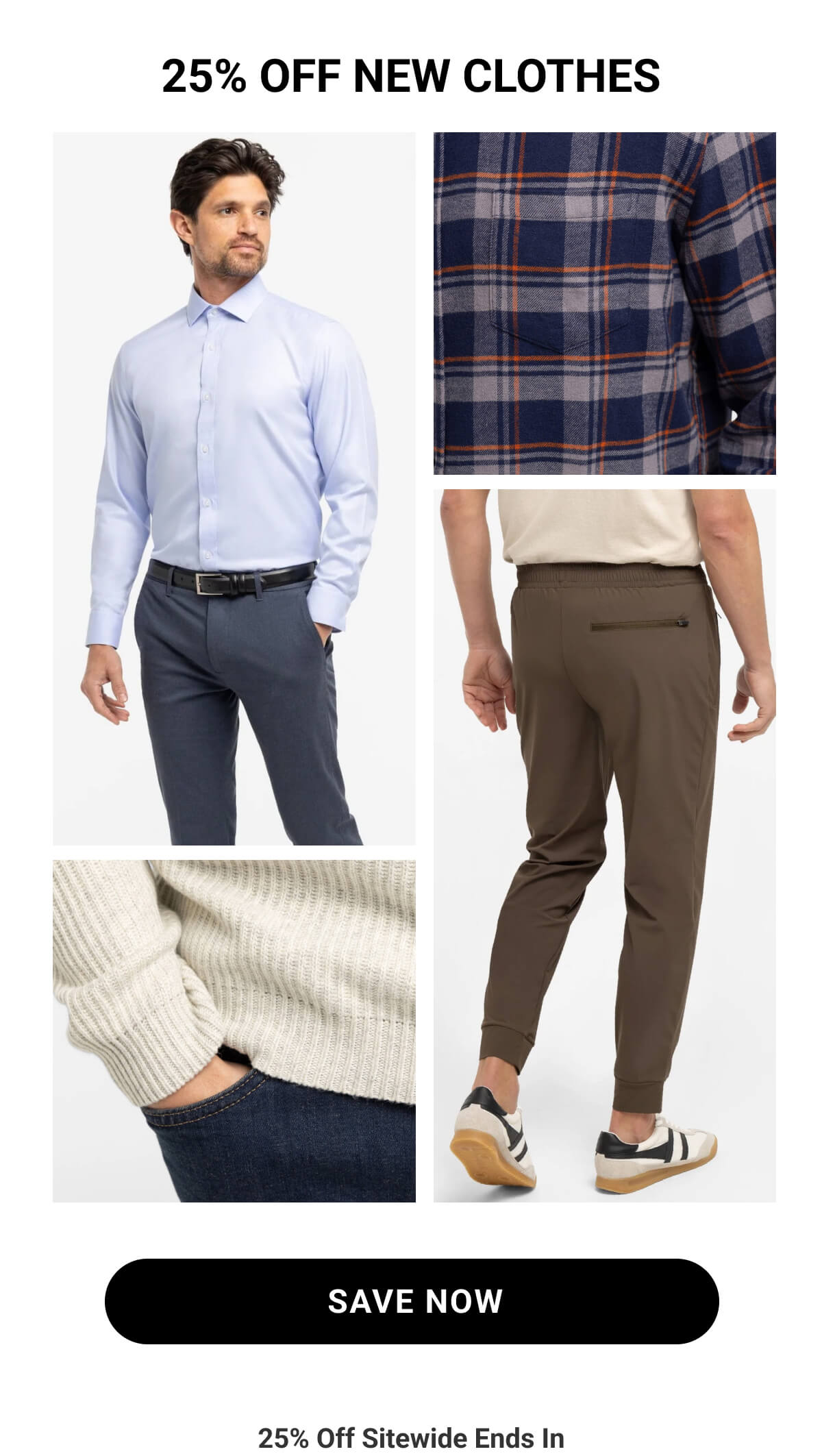 Save 25% on New Clothes